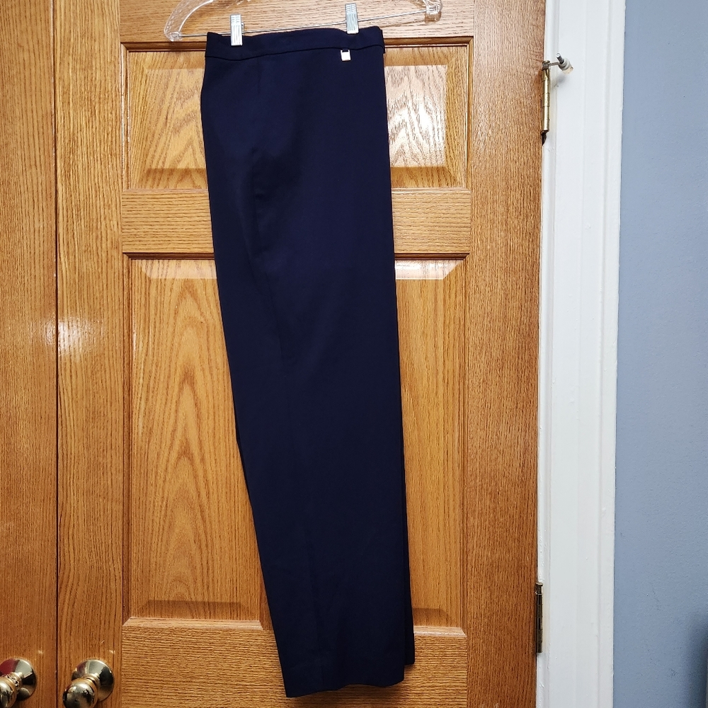 Lauren Ralph Lauren Plus Navy Trousers Dress Pants, 18W